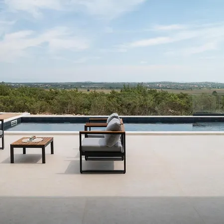 Luxury Terra & Aria Dalmatica Heated Pool Sauna & Jacuzzi Villa Sikovo