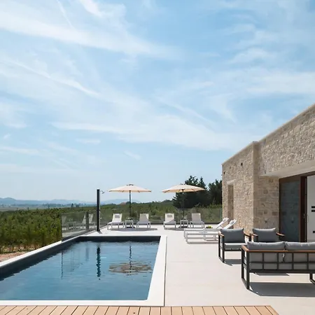 Villa Luxury Terra & Aria Dalmatica Heated Pool Sauna & Jacuzzi Sikovo