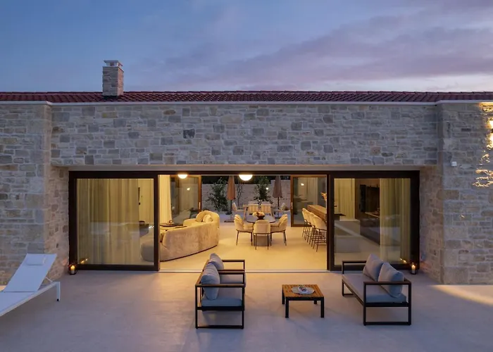 Villa Luxury Terra & Aria Dalmatica Heated Pool Sauna & Jacuzzi Sikovo